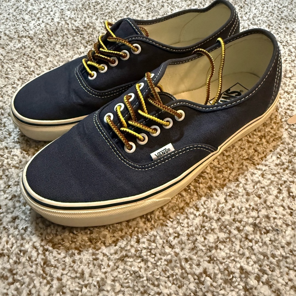 Vans for JCrew Navy Heavy Canvas Sneakers